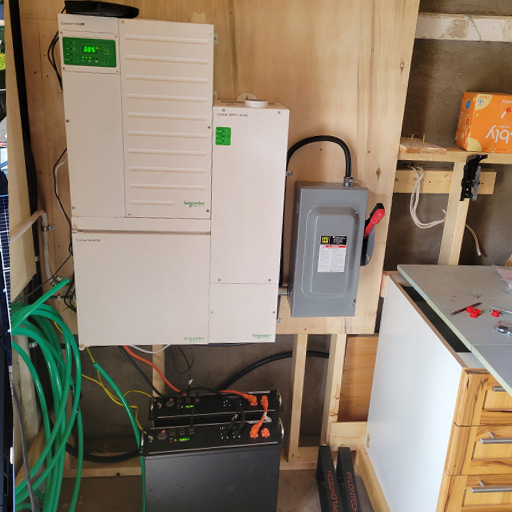 Inverter/Charger c/w lithium battery bank